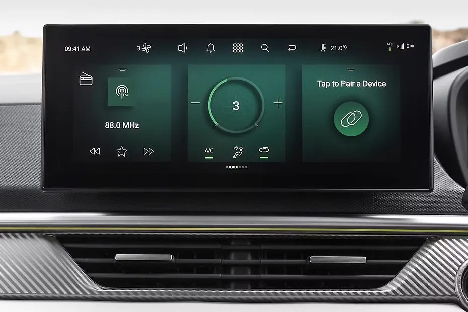 Curvv EV — Infotainment system